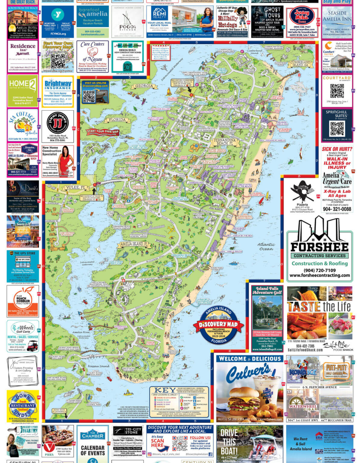 20242025 Discovery Map of Amelia Island