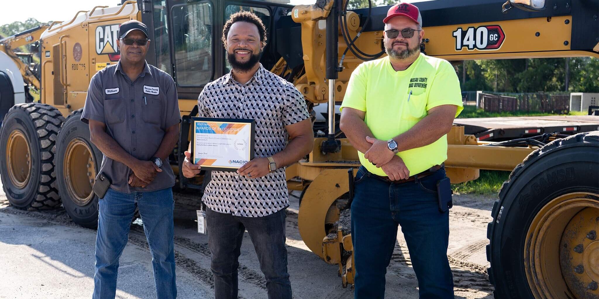 William Johnson, Maintenance Operator II; Omari Matlock, Multimedia &amp; Communications Manager; and Curtis Wilder, Foreman