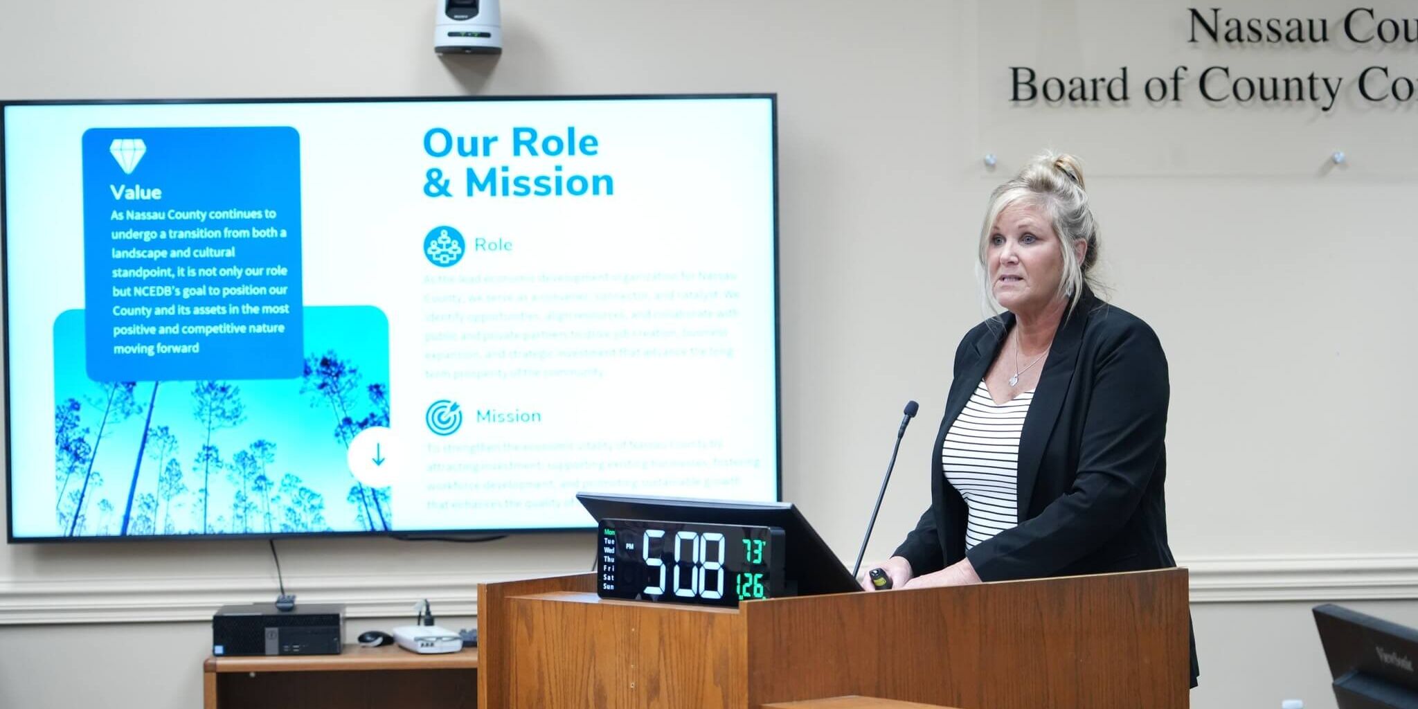 Nassau County Economic Development Board Annual Report Presentation to Nassau County Board of County Commissioners